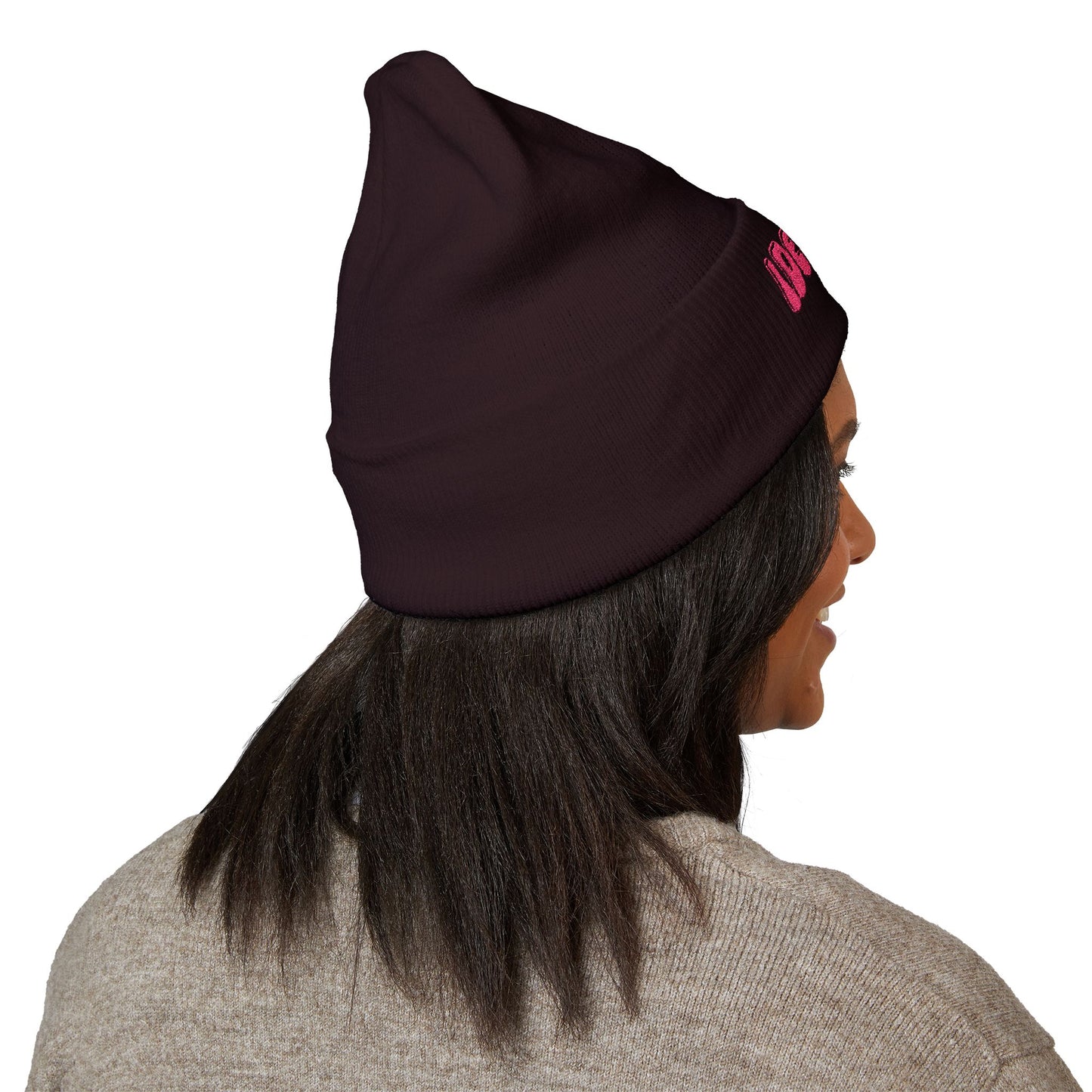 Copy of Embroidered iDeliver Custom Classic Cuffed Beanie - Cozy Winter Hat, Gift for Him/Her, Fashion Accessory, Casual Style, Customizable Cap