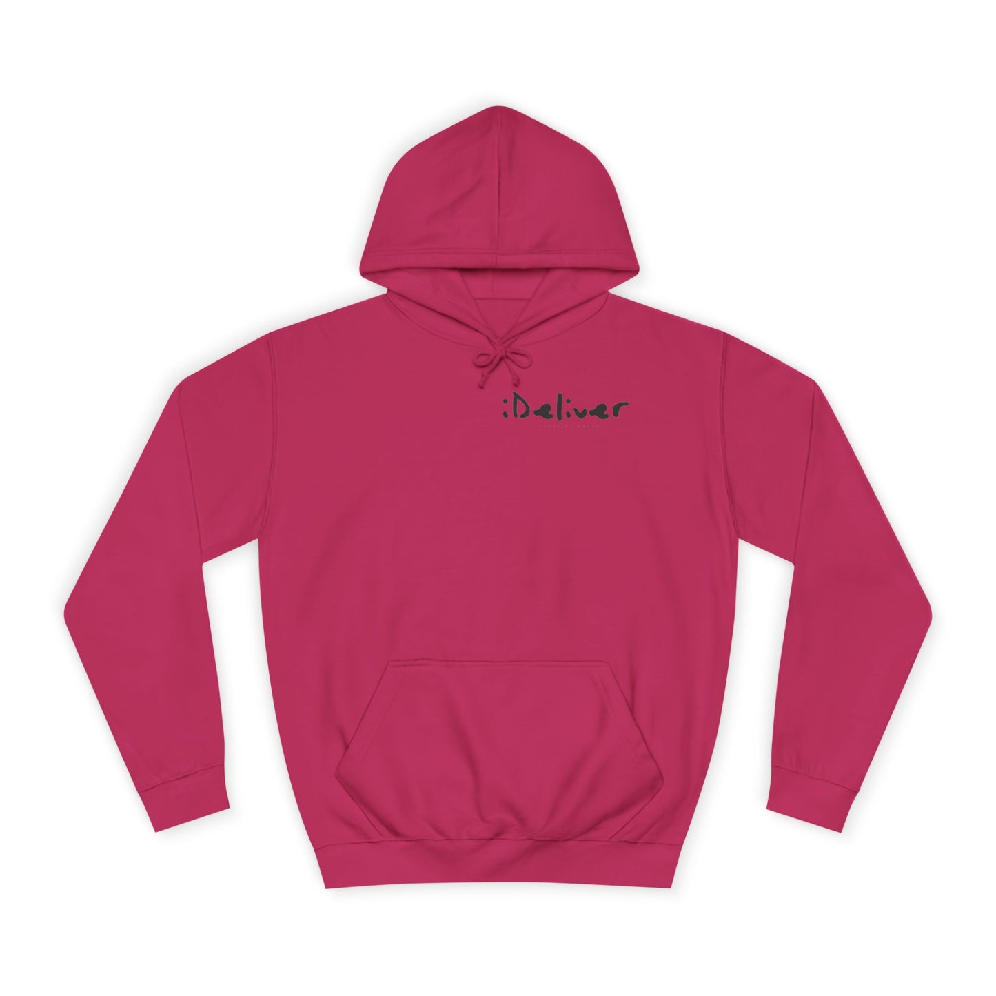 Unisex iDeliver Streetwear, College Hoodie - iDeliver, Cozy College Apparel, Student Gift Idea, Casual Streetwear, Perfect for Study Sessions