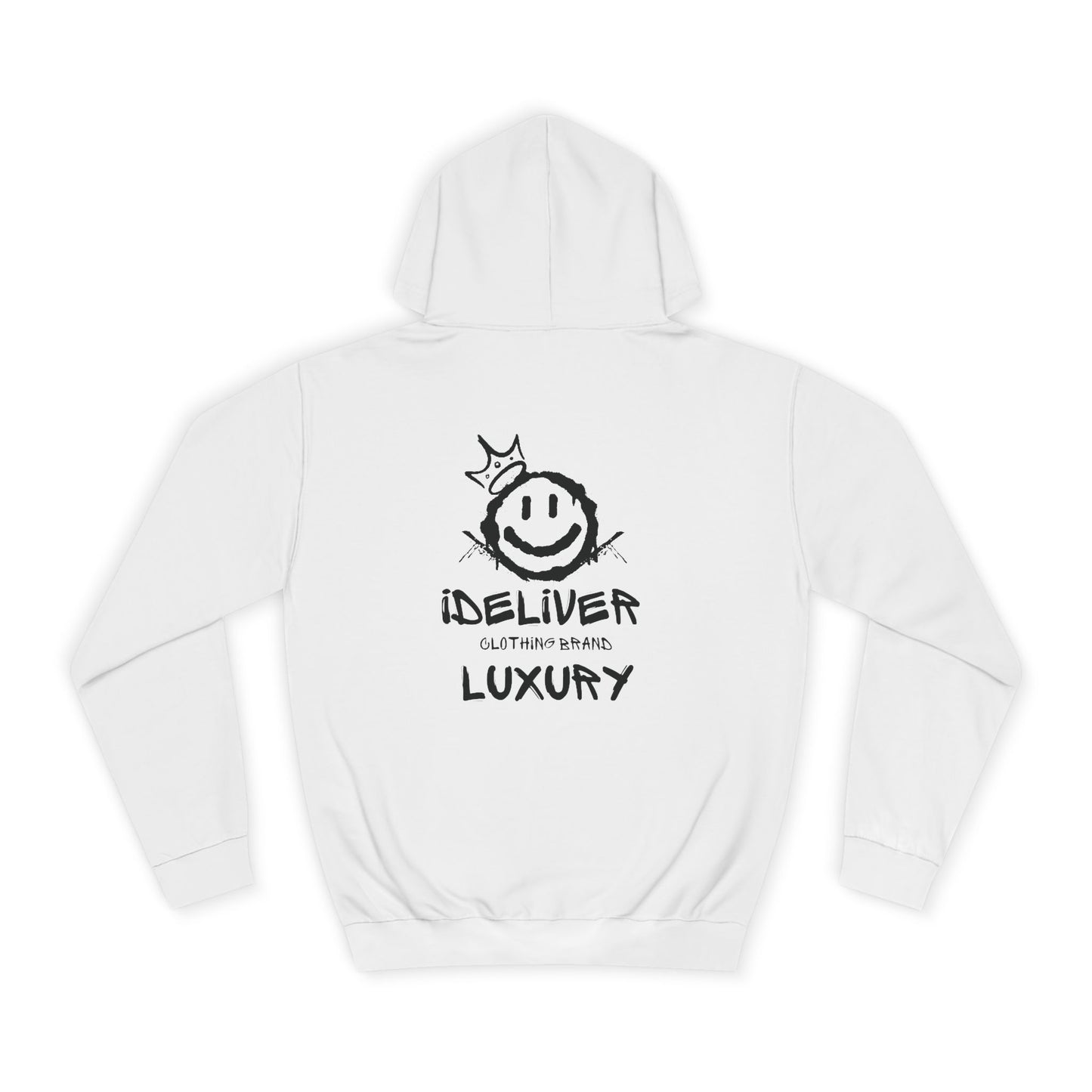 Unisex iDeliver Streetwear, College Hoodie - iDeliver, Cozy College Apparel, Student Gift Idea, Casual Streetwear, Perfect for Study Sessions