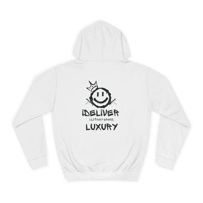 Unisex iDeliver Streetwear, College Hoodie - iDeliver, Cozy College Apparel, Student Gift Idea, Casual Streetwear, Perfect for Study Sessions