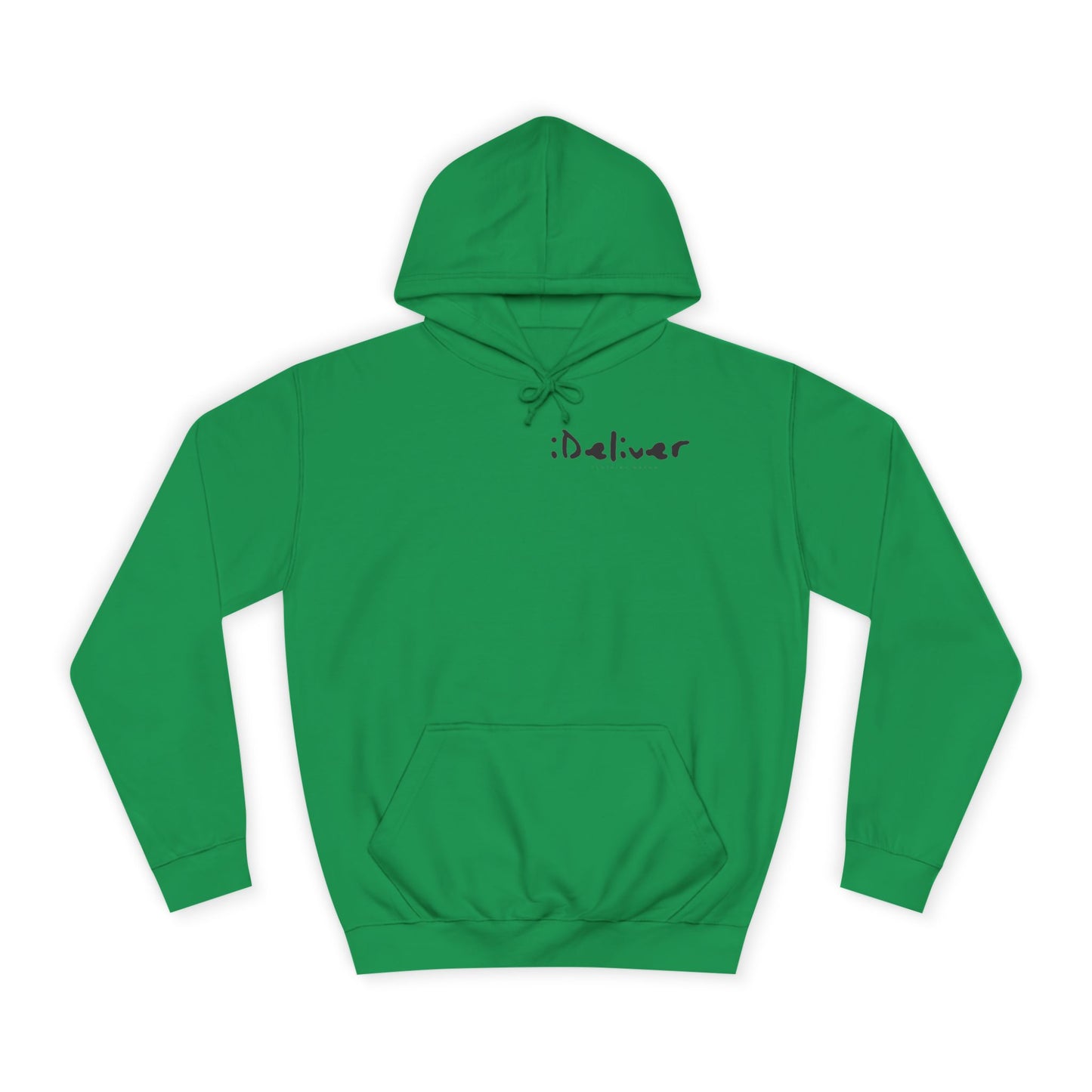 Unisex iDeliver Streetwear, College Hoodie - iDeliver, Cozy College Apparel, Student Gift Idea, Casual Streetwear, Perfect for Study Sessions