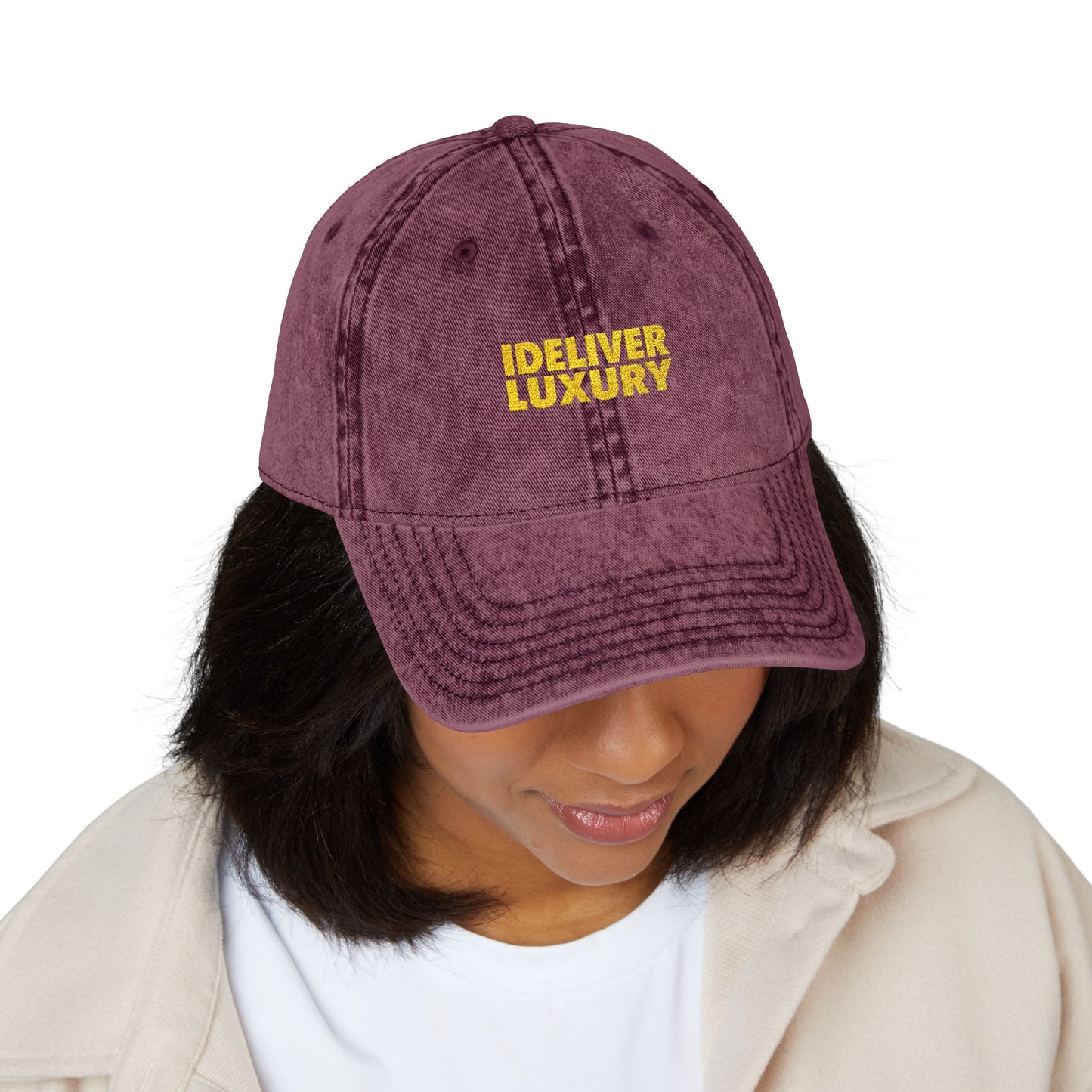 iDeliver's Original Vintage Cap (Embroidery)