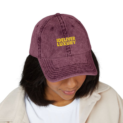 iDeliver's Original Vintage Cap (Embroidery)