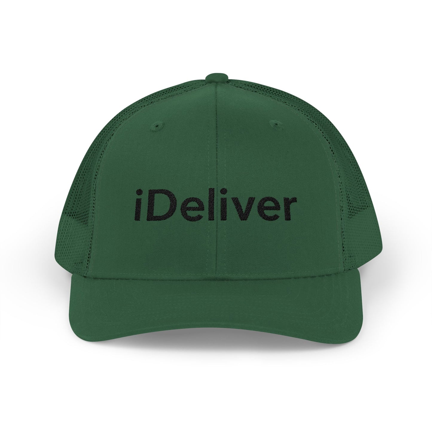 The iDeliver Stylish Snapback Trucker Cap for Delivery Enthusiasts, Adjustable Cap, Outdoor Cap, Casual Accessory, Gift for Delivery Drivers