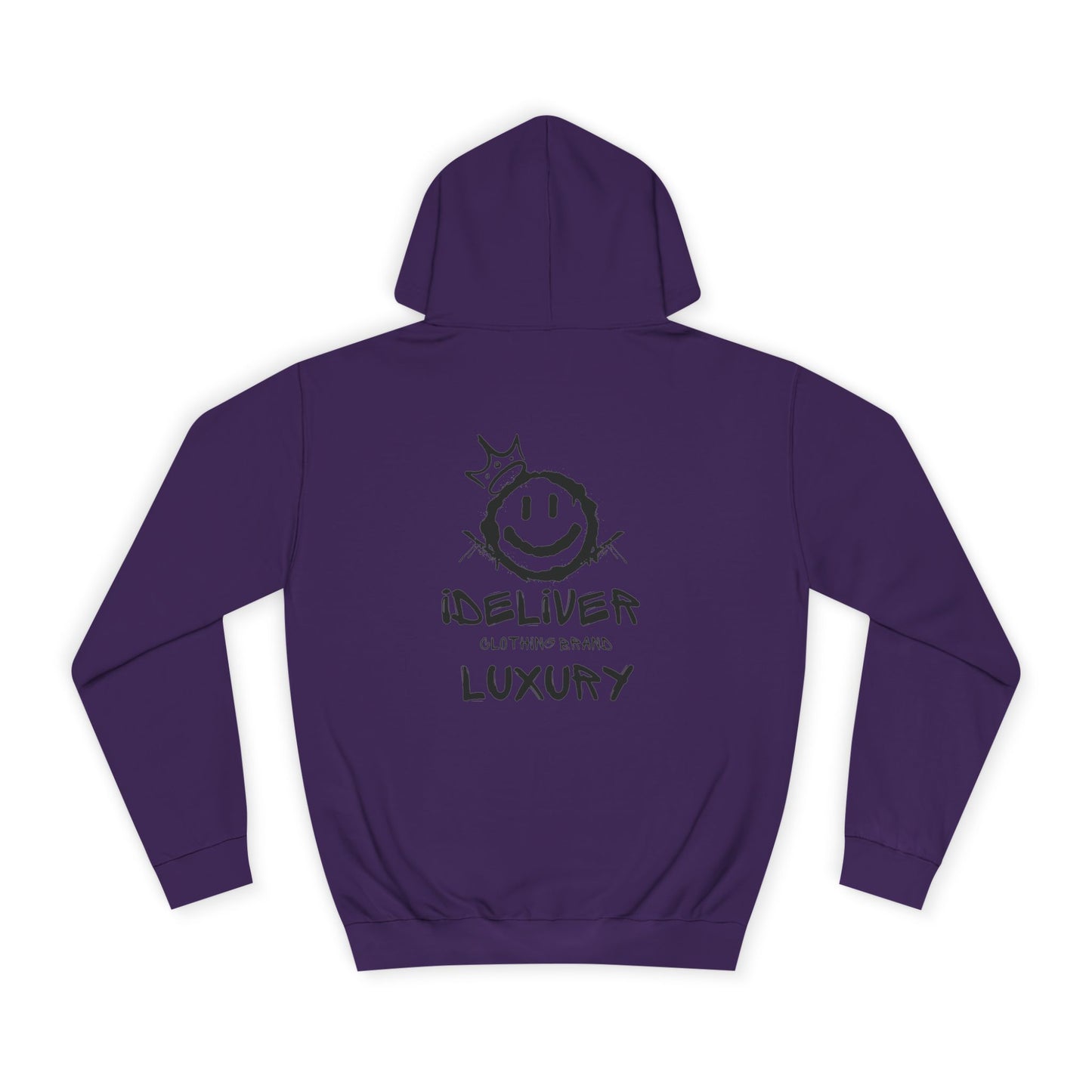 Unisex iDeliver Streetwear, College Hoodie - iDeliver, Cozy College Apparel, Student Gift Idea, Casual Streetwear, Perfect for Study Sessions