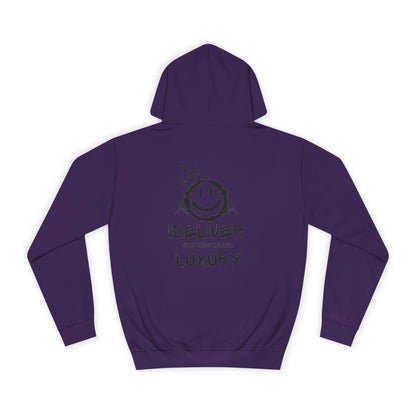 Unisex iDeliver Streetwear, College Hoodie - iDeliver, Cozy College Apparel, Student Gift Idea, Casual Streetwear, Perfect for Study Sessions