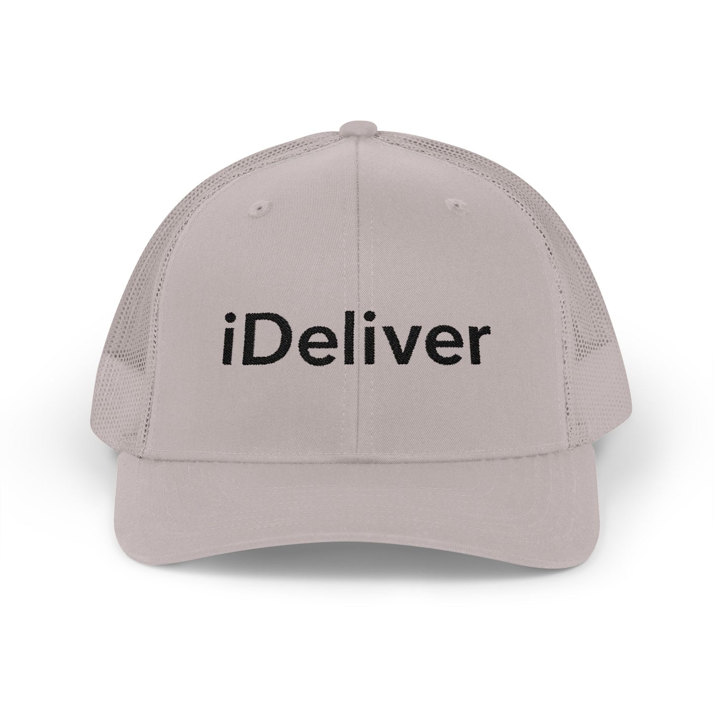 The iDeliver Stylish Snapback Trucker Cap for Delivery Enthusiasts, Adjustable Cap, Outdoor Cap, Casual Accessory, Gift for Delivery Drivers