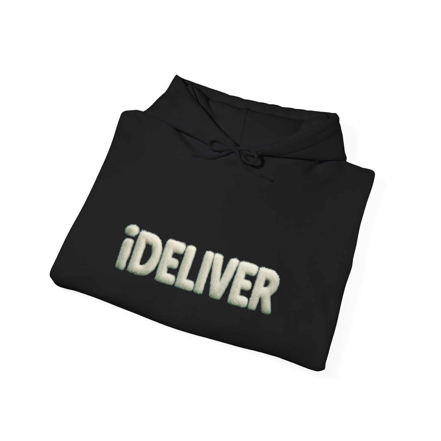 Stylish iDeliver ™ Hooded Sweatshirt with Unique iDELIVER Design – Perfect for Casual Outings, Gifts, or Everyday Comfort