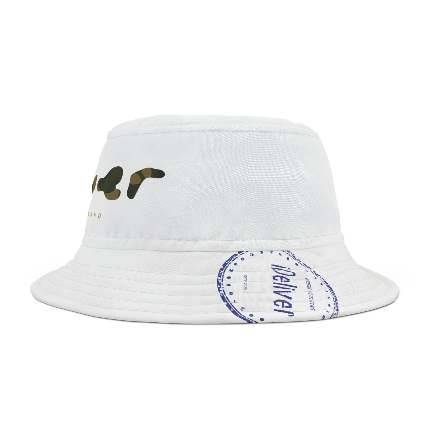 iDeliver Stylish Bucket Hat - Trendy AOP Design, Perfect for Summer, Beach, Festivals, Unique Sun Protection, Streetwear Accessory