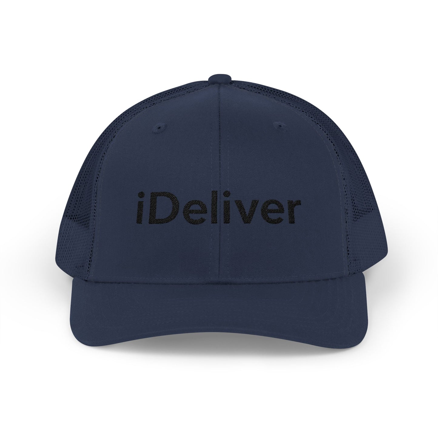 The iDeliver Stylish Snapback Trucker Cap for Delivery Enthusiasts, Adjustable Cap, Outdoor Cap, Casual Accessory, Gift for Delivery Drivers