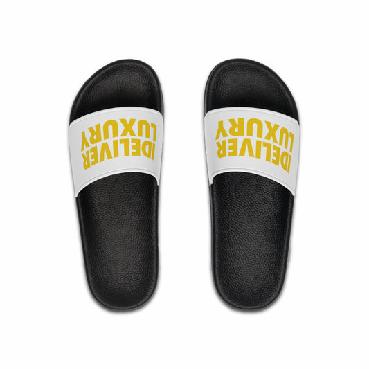 iDeliver™ Custom Slide Sandals - Perfect for Relaxation, Beach Days, Gifting, Summer Outings, Casual Wear, Travel, Poolside Fun