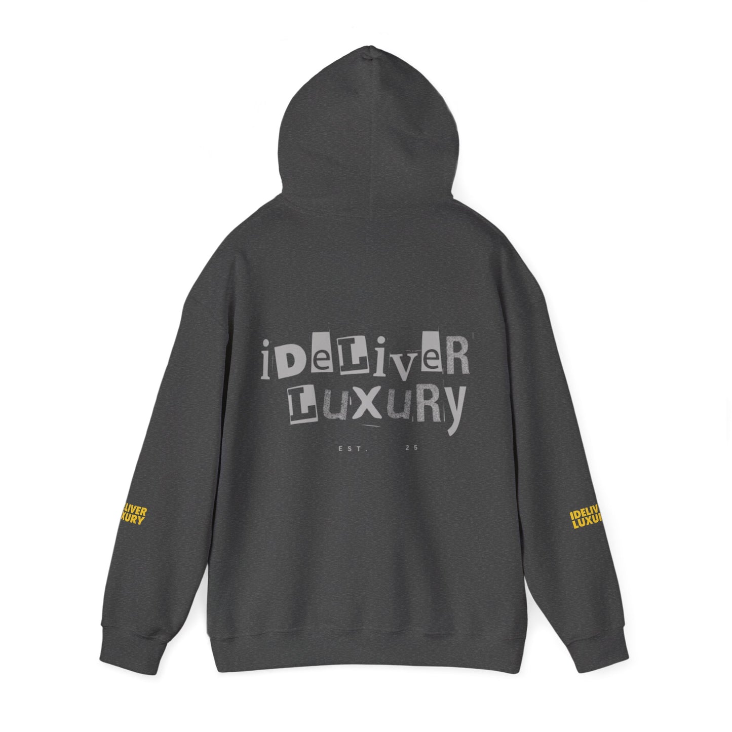 Stylish iDeliver ™ Hooded Sweatshirt with Unique iDELIVER Design – Perfect for Casual Outings, Gifts, or Everyday Comfort