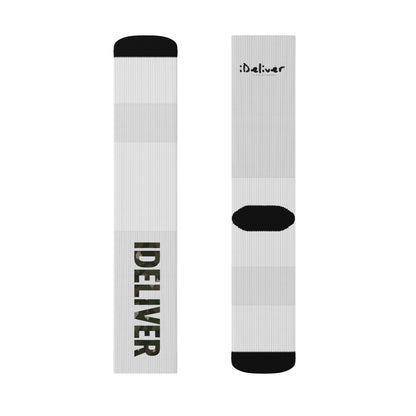 The iDeliver's Original Sublimation Socks, Unique Gift for Sports Lovers, Trendy Apparel for Everyday Wear, Fun Accessories, Gift for Holidays