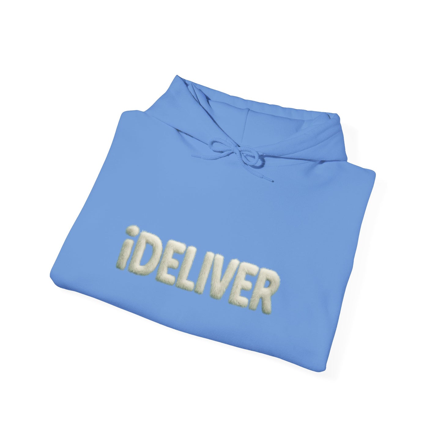Stylish iDeliver ™ Hooded Sweatshirt with Unique iDELIVER Design – Perfect for Casual Outings, Gifts, or Everyday Comfort